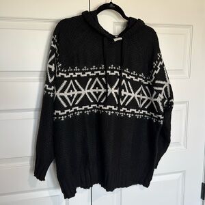 NWT Lane Bryant 22/24 hooded cozy alpine sweater